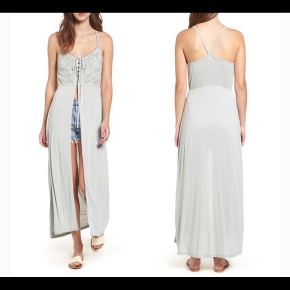 Sun & Shadow Embroidered Maxi Top - Picture 6 of 7